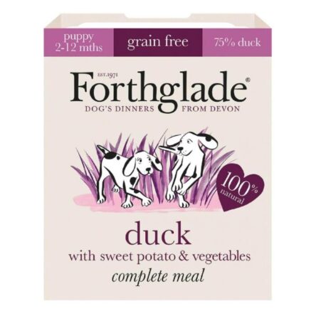 Forthglade | Complete Meal x 18 | Duck Sweet Potato & Veg | Grain Free | Puppy