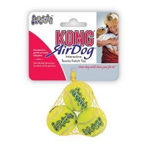 Kong | Air Squeaker Tennis Ball | Small l 3 pack